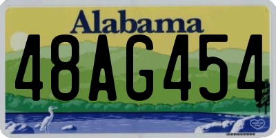 AL license plate 48AG454