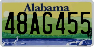 AL license plate 48AG455