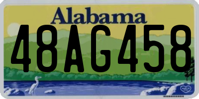 AL license plate 48AG458