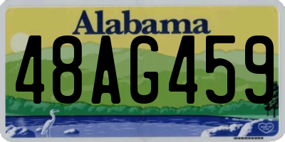 AL license plate 48AG459