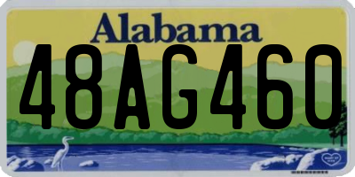 AL license plate 48AG460