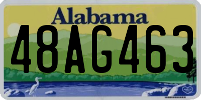 AL license plate 48AG463