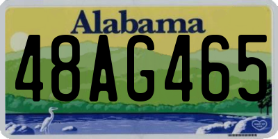 AL license plate 48AG465