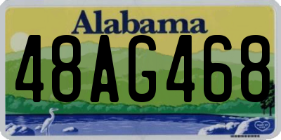 AL license plate 48AG468