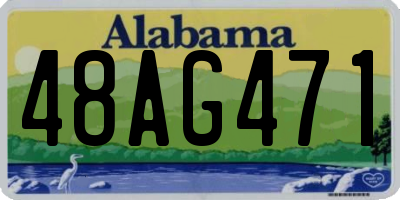 AL license plate 48AG471