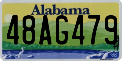 AL license plate 48AG479