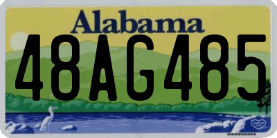 AL license plate 48AG485