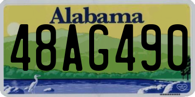 AL license plate 48AG490