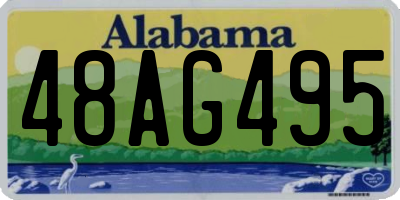 AL license plate 48AG495