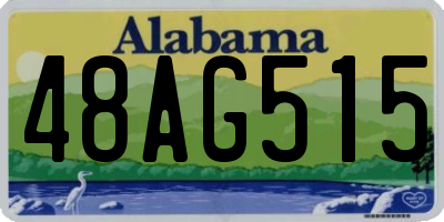 AL license plate 48AG515