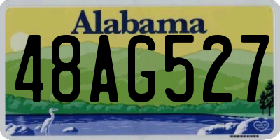AL license plate 48AG527