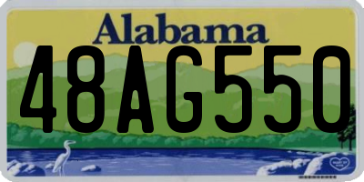 AL license plate 48AG550