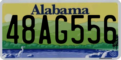 AL license plate 48AG556
