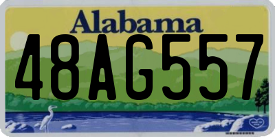 AL license plate 48AG557
