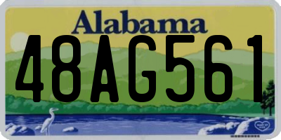 AL license plate 48AG561