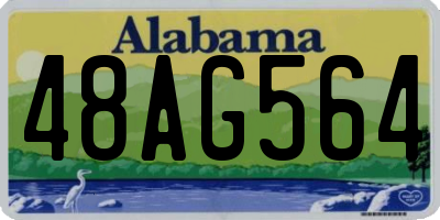 AL license plate 48AG564