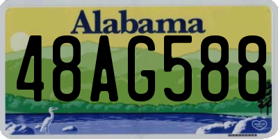 AL license plate 48AG588