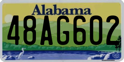 AL license plate 48AG602