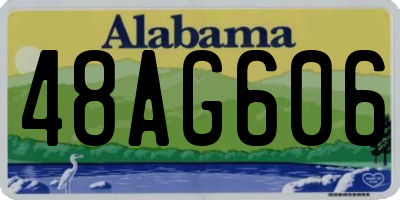 AL license plate 48AG606