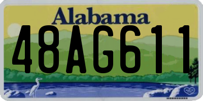 AL license plate 48AG611