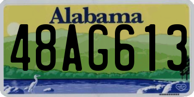 AL license plate 48AG613