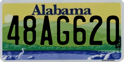 AL license plate 48AG620