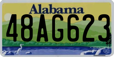 AL license plate 48AG623