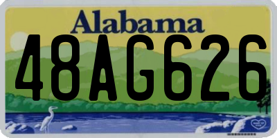 AL license plate 48AG626