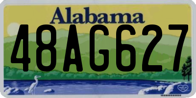 AL license plate 48AG627