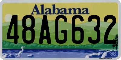 AL license plate 48AG632