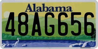 AL license plate 48AG656