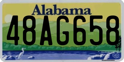 AL license plate 48AG658