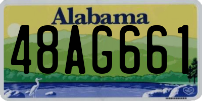 AL license plate 48AG661