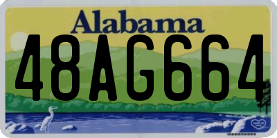 AL license plate 48AG664