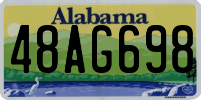 AL license plate 48AG698