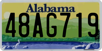AL license plate 48AG719
