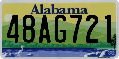 AL license plate 48AG721