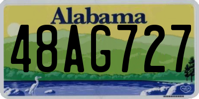AL license plate 48AG727
