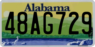 AL license plate 48AG729