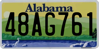 AL license plate 48AG761