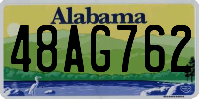 AL license plate 48AG762
