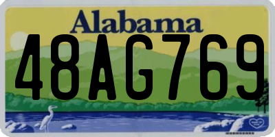 AL license plate 48AG769