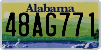 AL license plate 48AG771