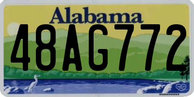 AL license plate 48AG772