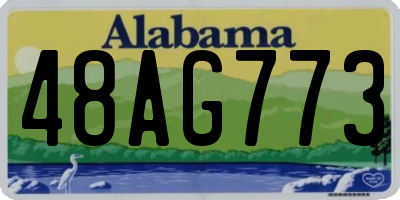 AL license plate 48AG773