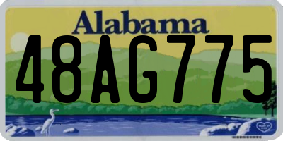 AL license plate 48AG775