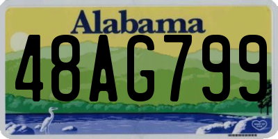 AL license plate 48AG799