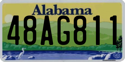 AL license plate 48AG811