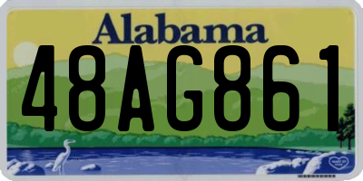 AL license plate 48AG861