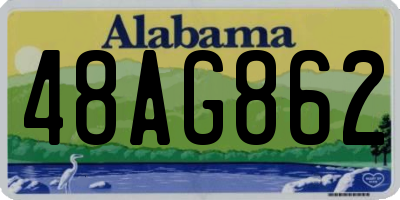 AL license plate 48AG862